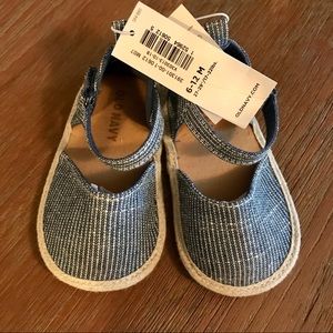 Old Navy Chambray Espadrilles Crib Shoes